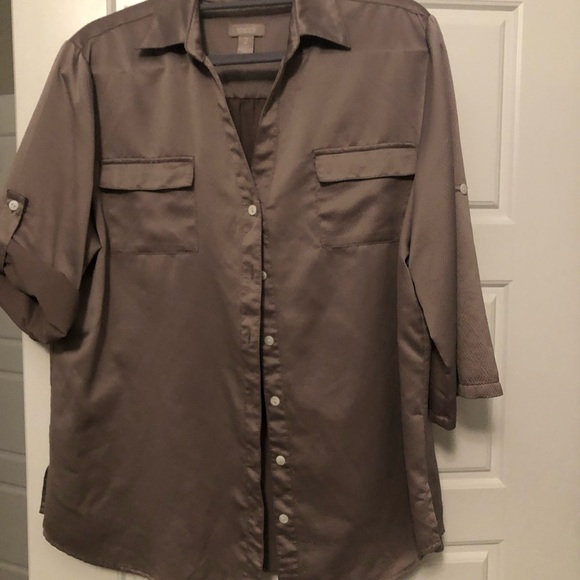 Chico bronze satin blouse - Picture 4 of 14